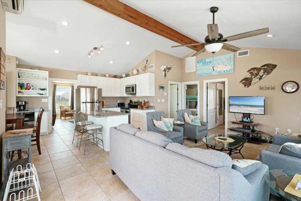 Knee Deep - Amazing Beach Cottage Locates On Sugar White Sands, Great Gulf And Bay Views, Home Dauphin Island Luaran gambar