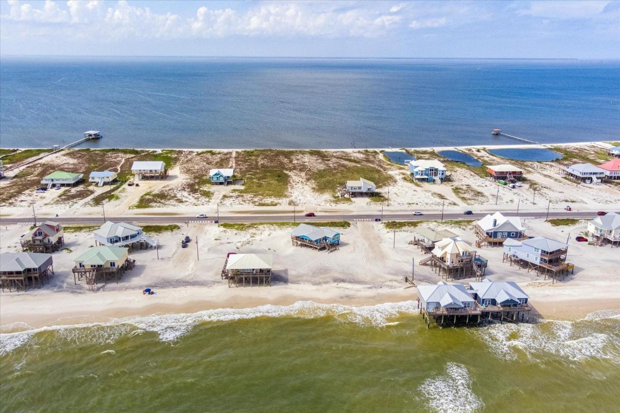 Knee Deep - Amazing Beach Cottage Locates On Sugar White Sands, Great Gulf And Bay Views, Home Dauphin Island Luaran gambar