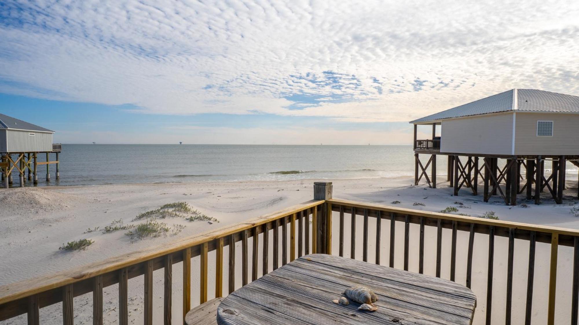 Knee Deep - Amazing Beach Cottage Locates On Sugar White Sands, Great Gulf And Bay Views, Home Dauphin Island Luaran gambar