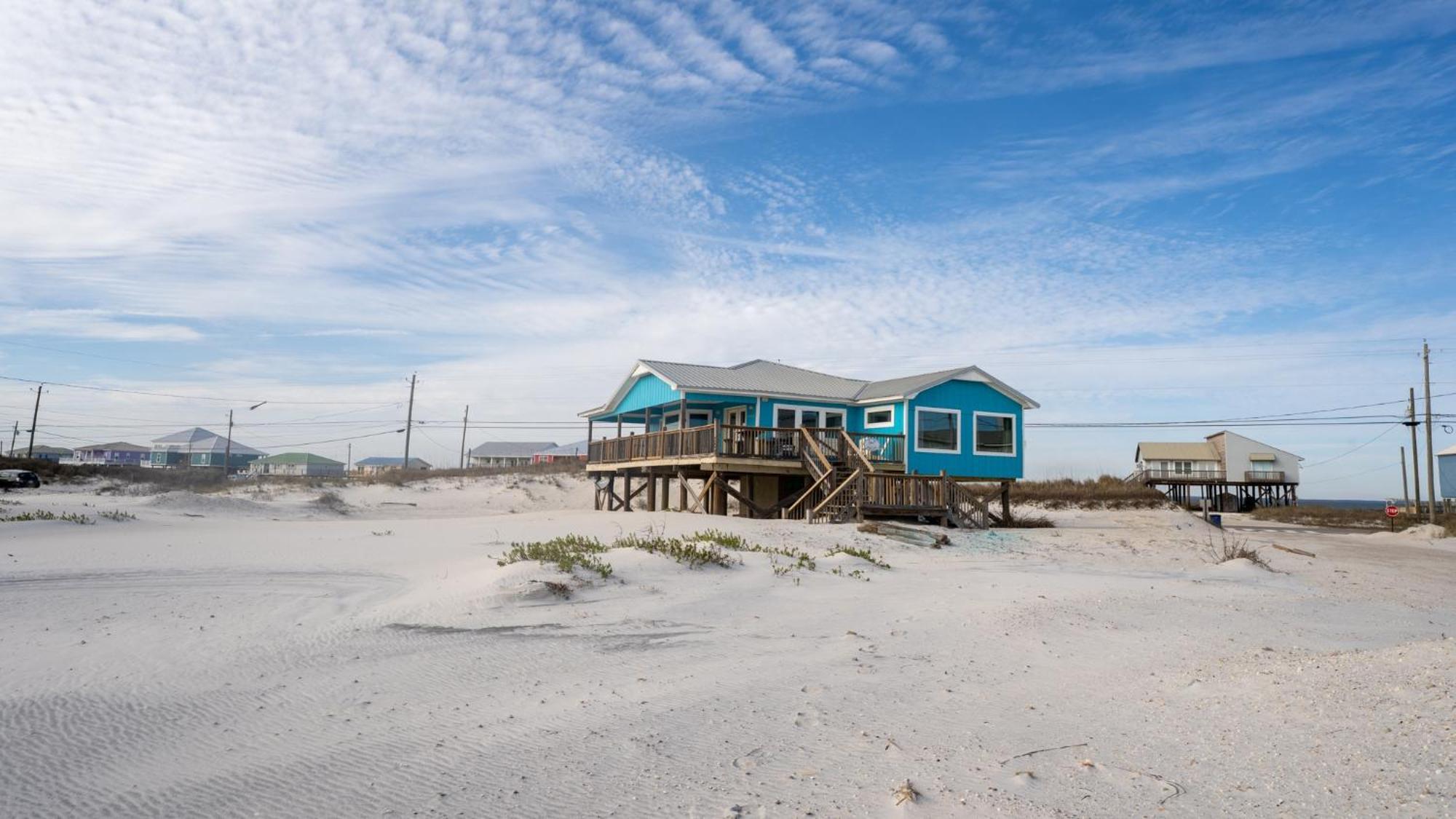Knee Deep - Amazing Beach Cottage Locates On Sugar White Sands, Great Gulf And Bay Views, Home Dauphin Island Luaran gambar