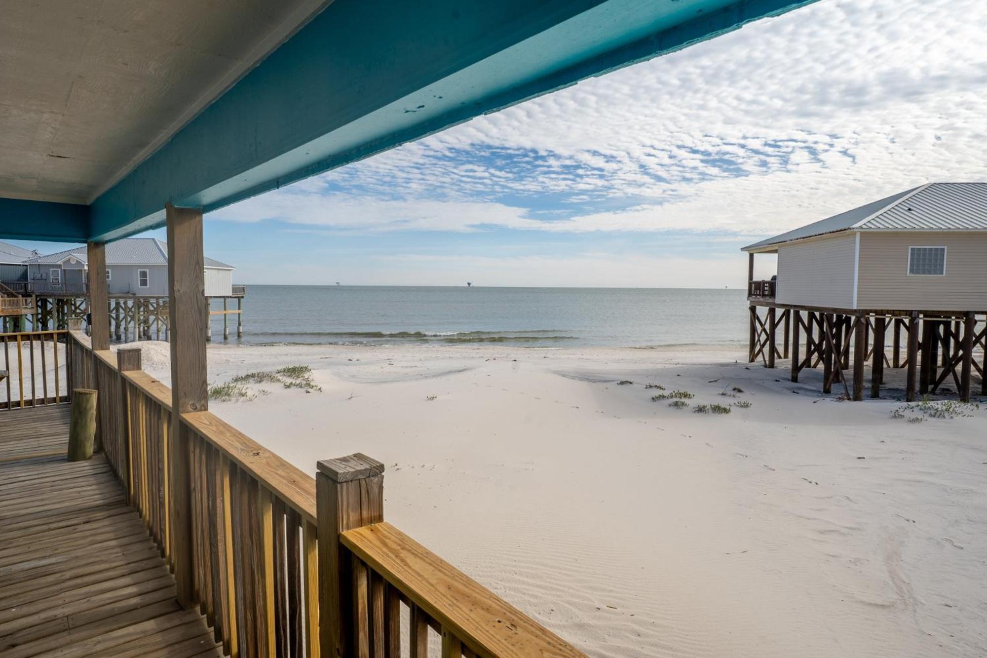 Knee Deep - Amazing Beach Cottage Locates On Sugar White Sands, Great Gulf And Bay Views, Home Dauphin Island Luaran gambar